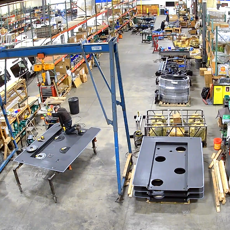 SnoBear team work in the Isanti facility